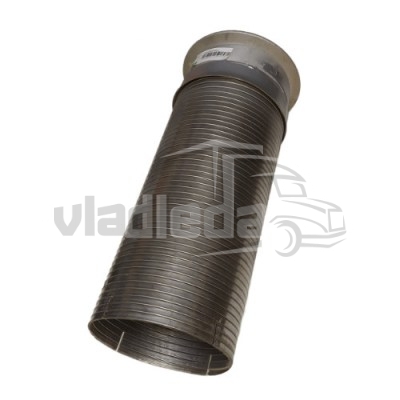 Качественная гофра выхлопной трубы HOWO-4 (6х4) с фланцем WG9725540053/3 на складе: вид 3